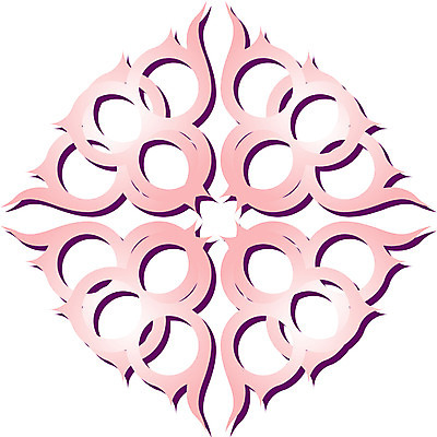 EPS 클립아트 문양 디자인 분홍색 컬러 백그라운드 무늬 꽃무늬 일러스트 식물문양 사람없음 전통문양 원형 국내일러스트 도형 식물 전통 꽃 파일형식 벡터