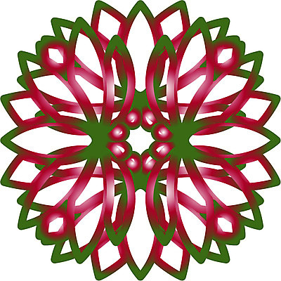 EPS 클립아트 문양 디자인 컬러 백그라운드 무늬 꽃무늬 일러스트 식물문양 사람없음 빨간색 초록색 전통문양 원형 국내일러스트 도형 식물 전통 꽃 파일형식 벡터