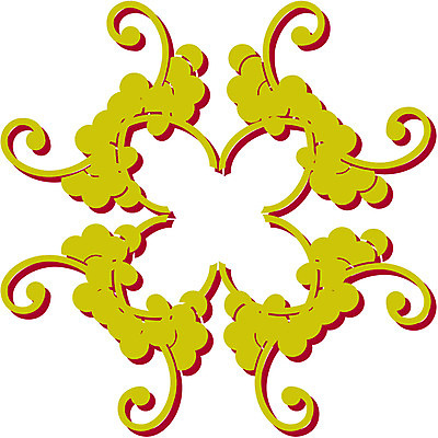 EPS 클립아트 문양 디자인 컬러 백그라운드 무늬 꽃무늬 일러스트 식물문양 사람없음 연두색 전통문양 국내일러스트 식물 전통 꽃 초록색 파일형식 벡터