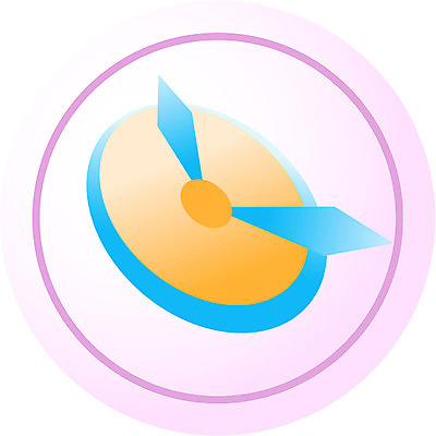 EPS 아이콘 시계 분홍색 컬러 생활용품 사람없음 파란색 한개 주황색 시간 원형 시곗바늘 오브젝트 분침 시침 초침 2D아이콘 도형 1 파일형식 벡터