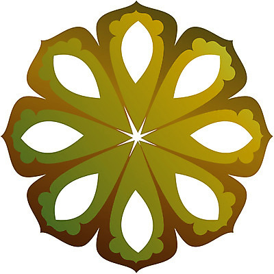 EPS 클립아트 문양 디자인 컬러 백그라운드 무늬 꽃무늬 일러스트 식물문양 사람없음 전통문양 원형 카키색 국내일러스트 도형 식물 전통 꽃 파일형식 벡터