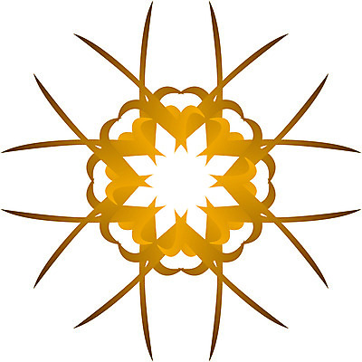 EPS 클립아트 문양 디자인 컬러 백그라운드 무늬 꽃무늬 일러스트 식물문양 사람없음 전통문양 주황색 원형 국내일러스트 도형 식물 전통 꽃 파일형식 벡터