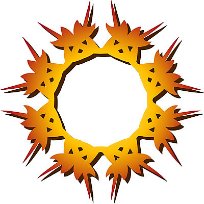 EPS 클립아트 문양 디자인 컬러 백그라운드 무늬 꽃무늬 일러스트 식물문양 사람없음 전통문양 주황색 원형 국내일러스트 도형 식물 전통 꽃 파일형식 벡터