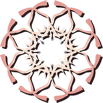 EPS 클립아트 문양 디자인 분홍색 컬러 백그라운드 무늬 꽃무늬 일러스트 식물문양 사람없음 전통문양 원형 국내일러스트 도형 식물 전통 꽃 파일형식 벡터