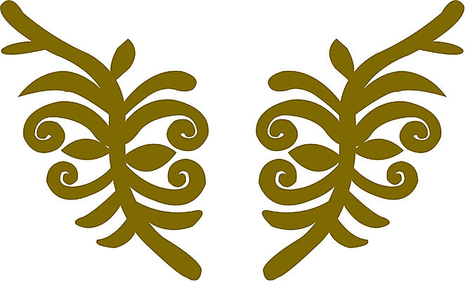 EPS 클립아트 문양 디자인 줄기 컬러 백그라운드 무늬 일러스트 식물문양 사람없음 전통문양 카키색 국내일러스트 식물 전통 파일형식 벡터