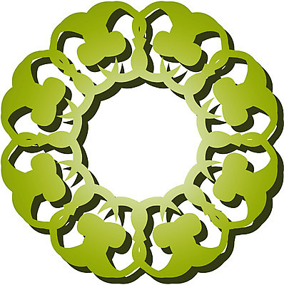 EPS 클립아트 문양 디자인 컬러 백그라운드 무늬 꽃무늬 일러스트 식물문양 사람없음 초록색 전통문양 원형 국내일러스트 도형 식물 전통 꽃 파일형식 벡터