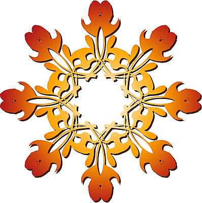 EPS 클립아트 문양 디자인 컬러 백그라운드 무늬 꽃무늬 일러스트 식물문양 사람없음 전통문양 주황색 원형 국내일러스트 도형 식물 전통 꽃 파일형식 벡터