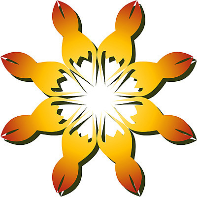 EPS 클립아트 문양 디자인 컬러 백그라운드 무늬 꽃무늬 일러스트 식물문양 사람없음 노란색 전통문양 원형 국내일러스트 도형 식물 전통 꽃 파일형식 벡터