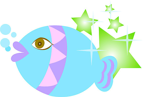 EPS 동물 아이콘 척추동물 캐릭터 한마리 별 어류 사람없음 컬러풀 별자리 물방울 운세 물고기자리 2D아이콘 자연요소 1 컬러 수중동물 파일형식 벡터