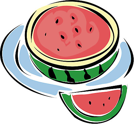 EPS 식물 아이콘 접시 컬러 조각 과일 수박 사람없음 빨간색 두조각 2D아이콘 식기 2 파일형식 벡터