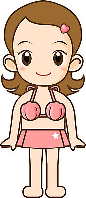 EPS 전신 클립아트 여자 수영복 초등학생 어린이 일러스트 방학 휴가 한명 서기 사람 소녀 여름 여름휴가 바캉스 비키니 수영 여자만 여자한명만 어린이만 소녀만 소녀한명만 국내일러스트 1 학생 옷 계절 모션 수상스포츠 파일형식 벡터 여름_계절