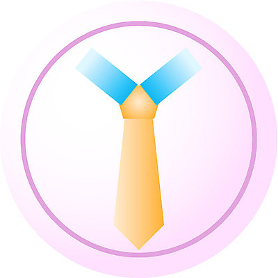 EPS 아이콘 잡화 옷 분홍색 컬러 넥타이 사람없음 원형 2D아이콘 도형 파일형식 벡터