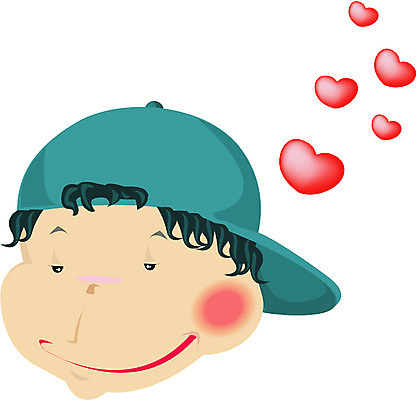 EPS 클립아트 모자 잡화 남자 감정 얼굴 초등학생 어린이 일러스트 사랑 한명 사람 소년 신체부위 머리 하트 수줍음 남자만 남자한명만 어린이만 소년만 소년한명만 국내일러스트 모양 1 학생 파일형식 벡터
