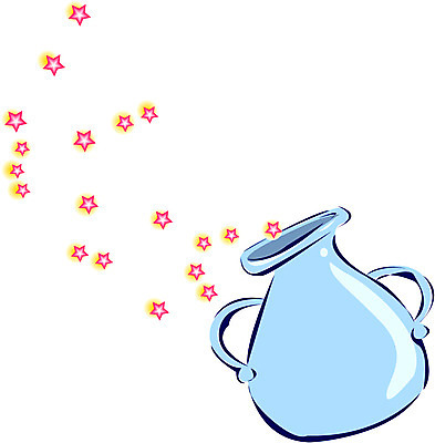 EPS 클립아트 캐릭터 별 생활용품 일러스트 사람없음 한개 별자리 운세 항아리 물병 별자리캐릭터 물병자리 일러캐릭터 자연요소 1 도자기 물통 오브젝트 파일형식 벡터