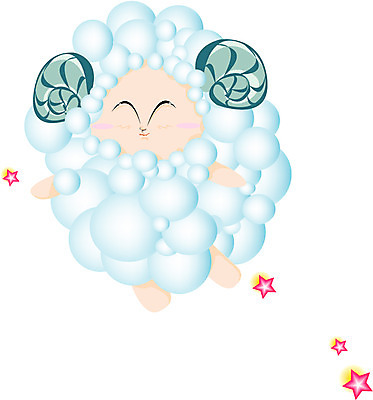 EPS 클립아트 동물 척추동물 캐릭터 한마리 육지동물 별 일러스트 포유류 초식동물 사람없음 별자리 운세 양 별자리캐릭터 양자리 일러캐릭터 자연요소 1 파일형식 벡터