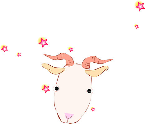 EPS 클립아트 동물 척추동물 캐릭터 한마리 육지동물 별 일러스트 포유류 초식동물 염소 사람없음 머리 별자리 운세 별자리캐릭터 염소자리 일러캐릭터 자연요소 1 신체부위 파일형식 벡터