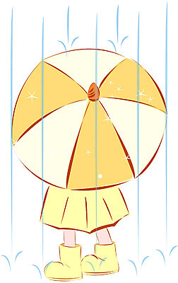 EPS 클립아트 잡화 여자 어린이 컬러 일러스트 우산 자연 날씨 장화 서기 들기 사람 노란색 비 우비 여자만 어린이만 소녀만 국내일러스트 자연요소 옷 신발 모션 생태계 파일형식 벡터