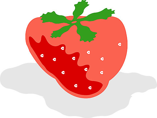 EPS 식물 아이콘 음식 컬러 과일 딸기 사람없음 빨간색 한개 2D아이콘 1 파일형식 벡터