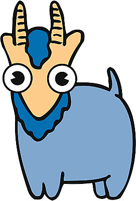 EPS 클립아트 동물 척추동물 캐릭터 한마리 육지동물 일러스트 포유류 초식동물 염소 사람없음 가축 일러캐릭터 1 파일형식 벡터