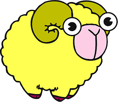 EPS 클립아트 동물 척추동물 캐릭터 한마리 육지동물 일러스트 포유류 초식동물 사람없음 가축 양 일러캐릭터 1 파일형식 벡터