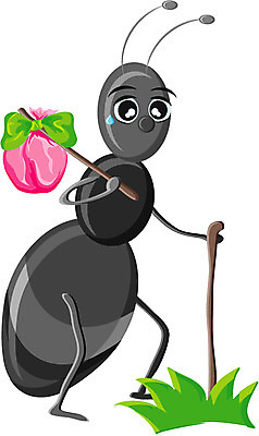 EPS 전신 클립아트 동물 캐릭터 한마리 동물캐릭터 여행 곤충 절지류 일러스트 지팡이 피곤 서기 들기 사람없음 야외 봄 짐 벌레 울음 눈물 곤충캐릭터 개미 부랑자 고행 일러캐릭터 1 계절 감정 컨셉 모션 표정 파일형식 벡터