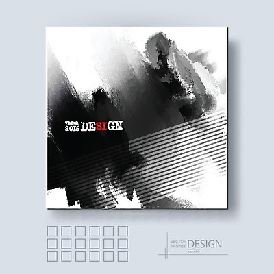 EPS 해외이미지 백그라운드 일러스트 수묵화 미술 타이포그라피 사람없음 검은색 먹 번짐 국경 해외202004 해외일러스트 문자 컬러 서예 문화예술 파일형식 벡터 효과