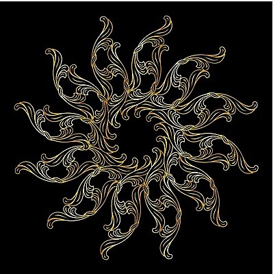 EPS 해외이미지 디자인 꽃 백그라운드 잎 꽃무늬 패턴 곡선 일러스트 추상 미술 사람없음 그래픽 장식 검은색 희망 화려 우아함 묘사 공상 대칭 아라베스크 엘리먼트 스타일 해외202004 해외일러스트 식물 감정 선 컬러 컨셉 무늬 문화예술 파일형식 벡터