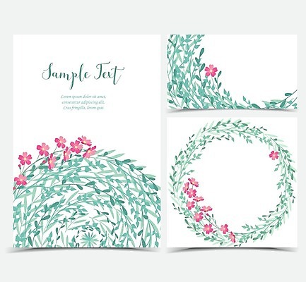 EPS 해외이미지 식물 디자인 꽃 꽃다발 백그라운드 컨셉 잎 꽃무늬 패턴 일러스트 프레임 미술 사람없음 그래픽 장식 세트 낭만 패턴백그라운드 축하 원형 생일 우아함 그림 레이아웃 엽서 초대 스타일 국경 해외202004 해외일러스트 도형 기념일 무늬 문화예술 편지 파일형식 벡터