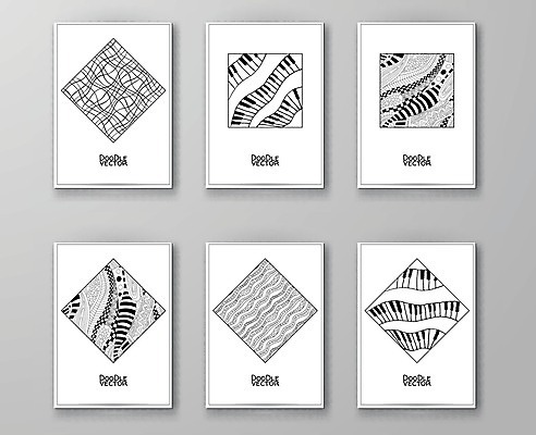 EPS 해외이미지 디자인 포스터 선 백그라운드 컨셉 패턴 일러스트 추상 프레임 흑백 미술 사람없음 그래픽 장식 세트 검은색 줄무늬 패턴백그라운드 흰색 낙서 잡지 만화 그림 레이아웃 국경 해외202004 해외일러스트 컬러 무늬 문화예술 촬영기법 간행물 파일형식 벡터