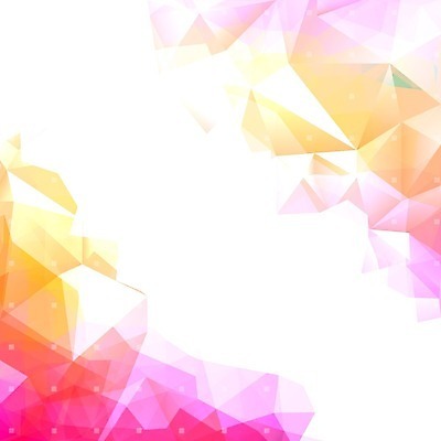 EPS 해외이미지 클립아트 디자인 분홍색 백그라운드 일러스트 추상 사람없음 그래픽 장식 컬러풀 노란색 흰색 기하학 폴리곤 해외202004 해외일러스트 컬러 무늬 파일형식 벡터