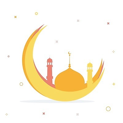 EPS 해외이미지 전통 문화 백그라운드 일러스트 휴가 달 축하 이슬람교 모스크 라마단 아랍어 해외202004 해외일러스트 자연요소 종교 컨셉 파일형식 벡터