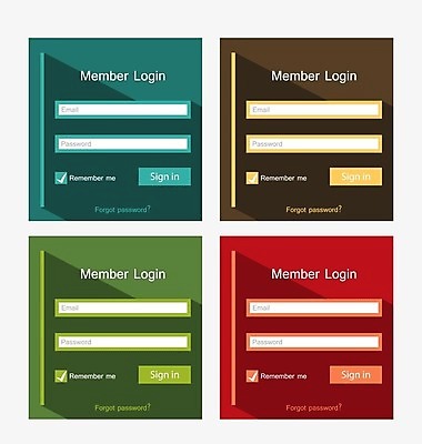 EPS 해외이미지 모양 템플릿 디자인 백그라운드 인터넷 일러스트 비즈니스 모바일 사람없음 그래픽 파란색 세트 공백 정보 이메일 플랫 암호 메뉴 서식 페이지 UI 고립 구독 로그인 엘리먼트 인터페이스 스타일 사용자 해외202004 해외일러스트 컬러 파일형식 벡터