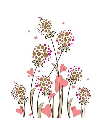 EPS 해외이미지 식물 디자인 꽃 선 분홍색 백그라운드 잎 꽃무늬 패턴 일러스트 추상 기념 사랑 미술 초원 사람없음 그래픽 장식 낭만 패턴백그라운드 흰색 하트 축하 화려 우아함 낙서 해외202004 해외일러스트 모양 감정 컬러 컨셉 무늬 문화예술 파일형식 벡터