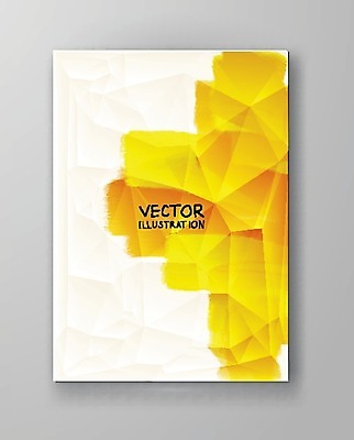 EPS 해외이미지 템플릿 디자인 배너 포스터 종이 벽 백그라운드 일러스트 벽지 수채화 미술 사람없음 그래픽 장식 노란색 페인트 얼룩 그림 캔버스 페이지 엘리먼트 해외202004 해외일러스트 컬러 문화예술 파일형식 벡터