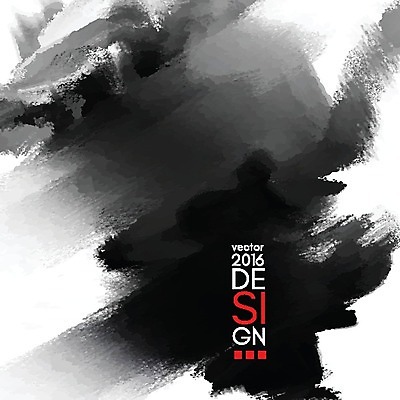 EPS 해외이미지 백그라운드 일러스트 수묵화 미술 타이포그라피 사람없음 검은색 먹 번짐 국경 해외202004 해외일러스트 문자 컬러 서예 문화예술 파일형식 벡터 효과