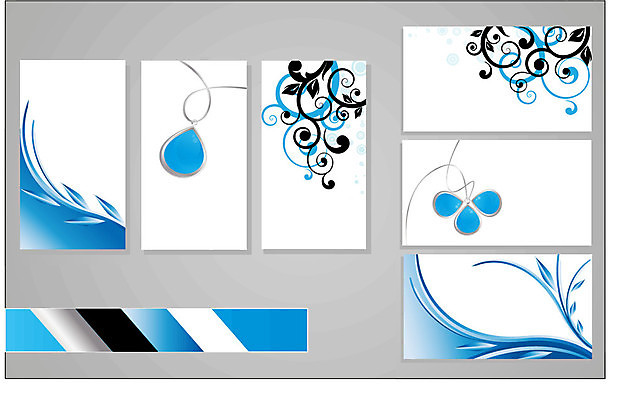 EPS 해외이미지 템플릿 디자인 배너 실루엣 백그라운드 컨셉 꽃무늬 일러스트 비즈니스 텍스트 추상 프레임 사람없음 그래픽 가로 파란색 세트 검은색 공백 흰색 원형 레이아웃 심플 엘리먼트 해외202004 해외일러스트 도형 꽃 컬러 무늬 촬영기법 파일형식 벡터