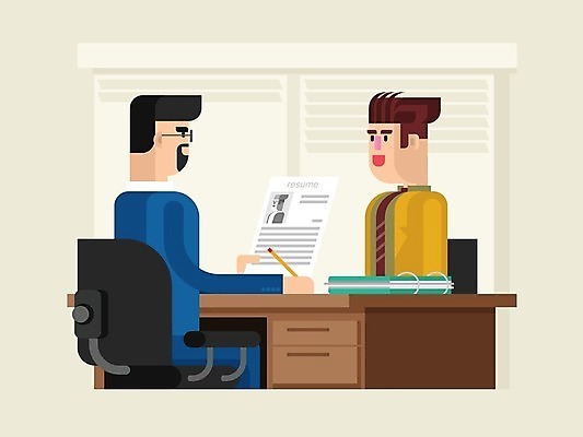 EPS 해외이미지 직업 캐릭터 디자인 남자 백그라운드 컨셉 의자 일러스트 회사 비즈니스 탁자 대화 사람 성인 두명 그래픽 사무실 방 정보 업무 비즈니스맨 플랫 책상 시작 경영자 면접 문서 이력서 자원 모집 카툰스타일 경영 고용 인원 정중 채용 후보 성인남자만 해외202004 해외일러스트 일러캐릭터 가구 말하기 구직 작업 직장인 리더 남자만 성인만 파일형식 벡터 생활용품 모션 오브젝트