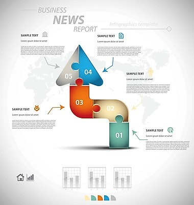 EPS 해외이미지 템플릿 디자인 백그라운드 일러스트 비즈니스 통신 통계 사람없음 그래픽 컬러풀 자료 인포그래픽 정보 네트워크 분석 보고서 레이아웃 문서 단계 엘리먼트 인터페이스 인터랙티브 해외202004 해외일러스트 컬러 컨셉 파일형식 벡터