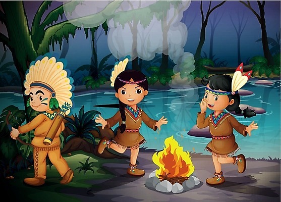 EPS 해외이미지 나무 식물 전통 문화 호수 어린이 잎 일러스트 불 불꽃 사람 야외 그래픽 초록색 물 강 반사 댄서 바위 나뭇가지 춤 연못 뜨거움 잡초 그룹 해조류 의식 인디언 연기 숲 강가 그림 통나무 뿌리 많음 해외202004 해외일러스트 자연요소 직업 컬러 컨셉 문화예술 아메리카 해양식물 파일형식 벡터