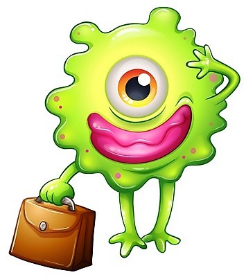 EPS 해외이미지 캐릭터 가방 일러스트 사람없음 잡기 몬스터 해외202004 해외일러스트 일러캐릭터 잡화 모션 파일형식 벡터