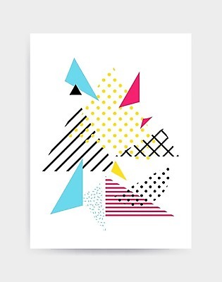 EPS 해외이미지 모양 디자인 선 리플렛 백그라운드 패턴 일러스트 추상 미술 사람없음 그래픽 블록 패턴백그라운드 원형 천 팝아트 기하학 멤피스디자인 해외202004 해외일러스트 도형 무늬 문화예술 직물 그림 파일형식 벡터