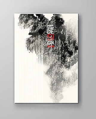 EPS 해외이미지 포스터 백그라운드 일러스트 수묵화 미술 타이포그라피 사람없음 검은색 먹 번짐 국경 해외202004 해외일러스트 문자 컬러 서예 문화예술 파일형식 벡터 효과