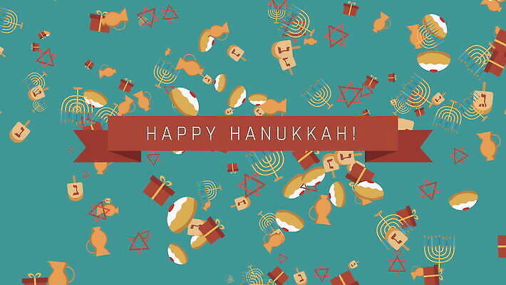 전통 디자인 영어 행복 종교 문화 백그라운드 컨셉 패턴 텍스트 휴가 선물 사람없음 장식 장난감 축제 축하 고리 플랫 도넛 만화 심볼 사인 촛대 활기 애니메이션 유대인 유태교 이스라엘 4K MOV 해외동영상 클립영상 문자 감정 무늬 디저트 동영상 서아시아 파일형식