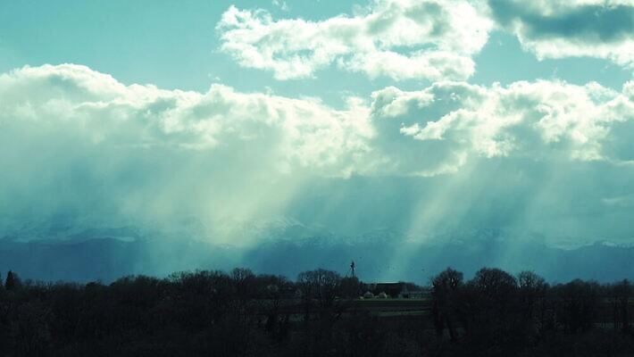 계절 유럽 컬러 여행 백그라운드 자연 하늘 사람없음 야외 빛 햇빛 하이킹 프랑스 시골 땅 언덕 장면 내추럴 프랑스어 4K MP4 해외동영상 클립영상 문자 나라 레저 태양 생태계 동영상 파일형식