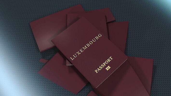 여행 사람 사람없음 문서 여권 신분 우표 룩셈부르크 정부 이민 국경 4K MOV 해외동영상 클립영상 이동 동영상 서유럽 파일형식