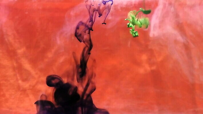 컬러 백그라운드 컨셉 오렌지 모션 자연 추상 잉크 미술 사람없음 빨간색 물 파란색 빛 페인트 젖음 흐름 에너지 소용돌이 흰색 방울 신선 얼룩 액체 떨어짐 질감 분무기 섞기 부족함 MOV 해외동영상 슬로모션 클립영상 자연요소 무늬 과일 문화예술 촬영기법 장식 회오리 생태계 동영상 파일형식