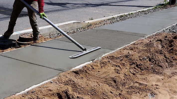 직업 공공시설 산업 포장 표면 노동자 건설업 사람없음 장비 보행로 붓기 천 믹서 서비스 시멘트 부활 건축업자 계약자 석공 콘크리트 4K MOV 해외동영상 클립영상 건축 길 모션 직물 계약 시설 동영상 파일형식