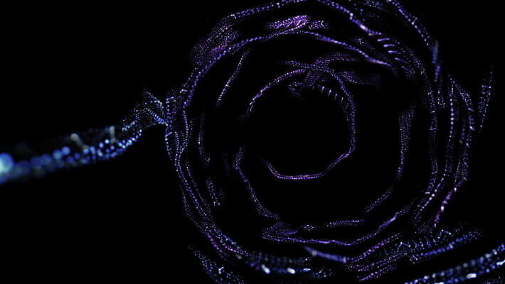 모양 디자인 줄 과학 백그라운드 컨셉 모션 벽지 추상 미래 미술 사람없음 아웃포커스 그래픽 빛 3D 디지털 검은색 어둠 에너지 점 우아함 구부린 서식 만들기 애니메이션 빛망울 광 깊이 엘리먼트 광학 더스트파티클 반복 효과 MOV 해외동영상 클립영상 컬러 무늬 문화예술 촬영기법 디지털합성 동영상 파일형식