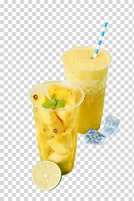 편집 편집이미지 누끼 사람없음 얼음 과일주스 파인애플 라임 두잔 PNG 과일조각 파인애플주스 편집소스 자연요소 조각 2 과일 주스 열대과일 파일형식