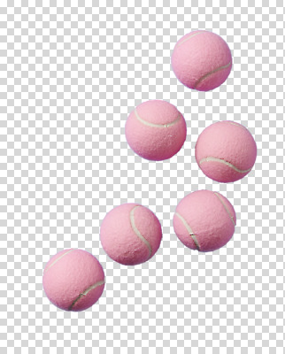 편집 편집이미지 분홍색 누끼 사람없음 여러개 테니스 테니스용품 테니스공 PNG 편집소스 스포츠용품 컬러 다수 공 구기 파일형식
